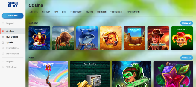 Ontdek een klein, maar fijn spelaanbod bij Paradise Play